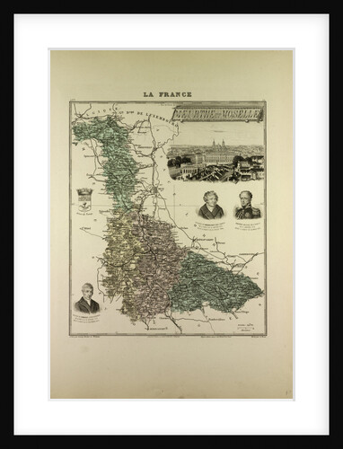 Map of Meurthe and Moselle by Anonymous