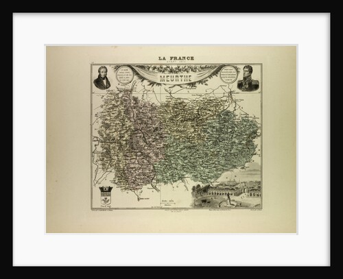 Map of Meurthe by Anonymous