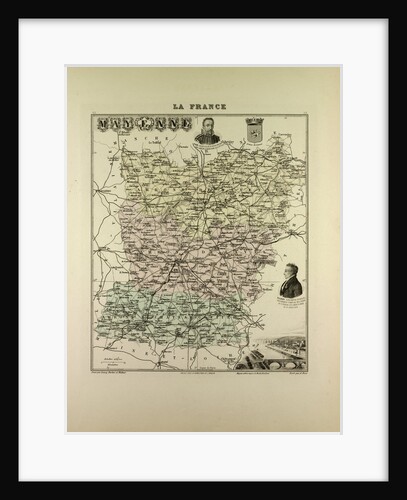 Map of Mayenne by Anonymous