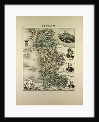 Map of Manche by Anonymous