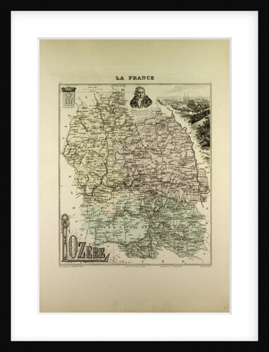 Map of Lozere by Anonymous