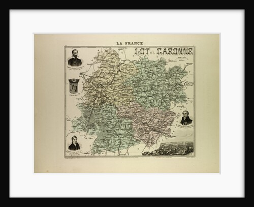 Map of Lot and Garonne by Anonymous
