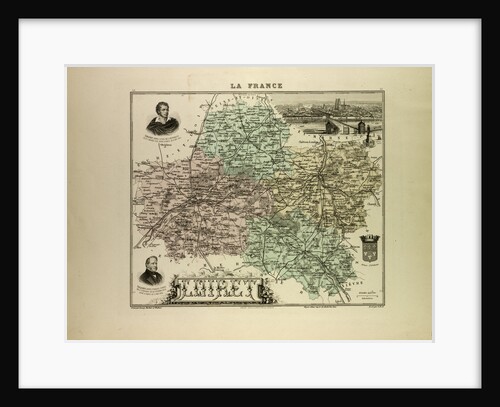 Map of Loiret by Anonymous