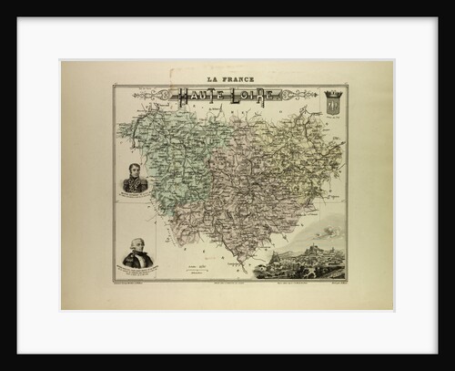 Map of Haute Loire by Anonymous