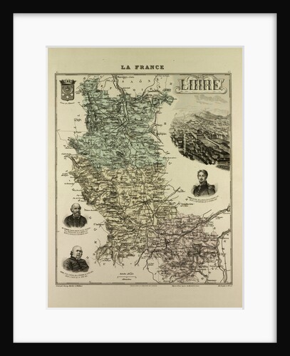 Map of Loire by Anonymous