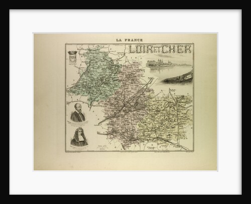 Map of Loir and Cher by Anonymous