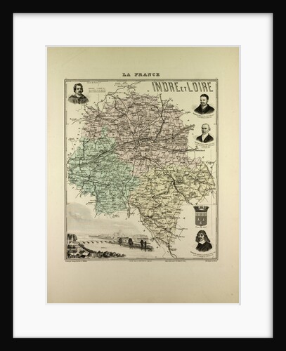 Map of Indre and Loire by Anonymous