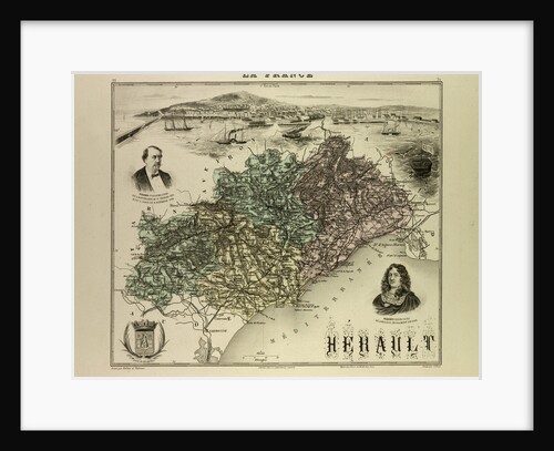 Map of Hérault by Anonymous
