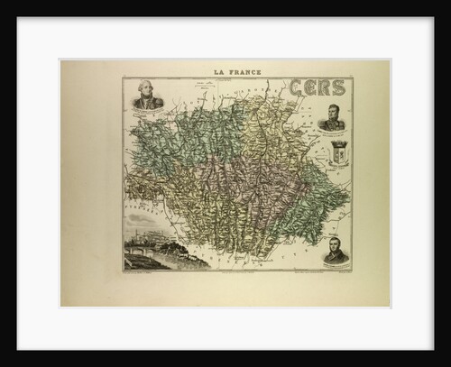 Map of Cers by Anonymous