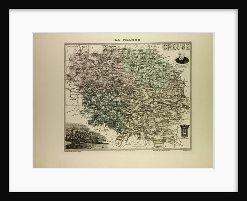 Map of Creuse by Anonymous