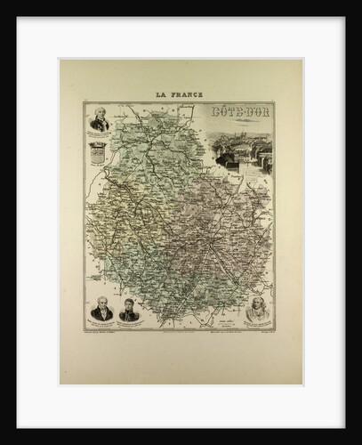 Map of Côte D'or by Anonymous