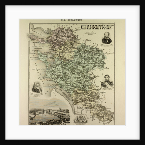 Map of Charente-Inferieure by Anonymous