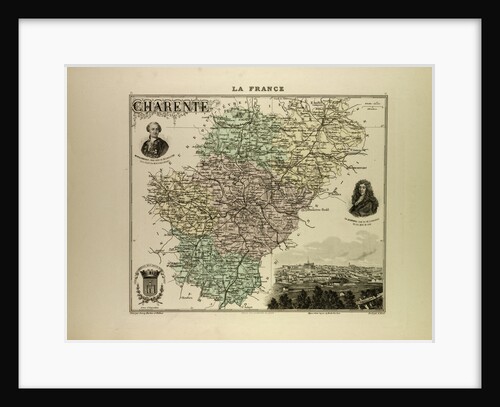 Map of Charente by Anonymous