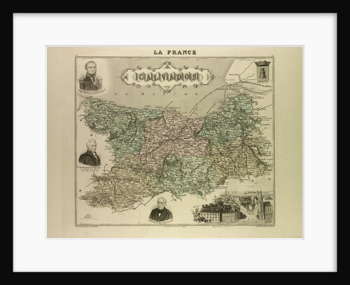 Map of Calvados by Anonymous
