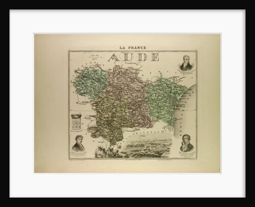 Map of Aude by Anonymous