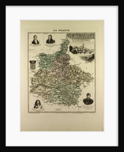 Map of Ardennes by Anonymous