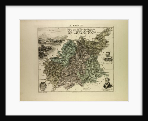 Map of Basses Alpes by Anonymous