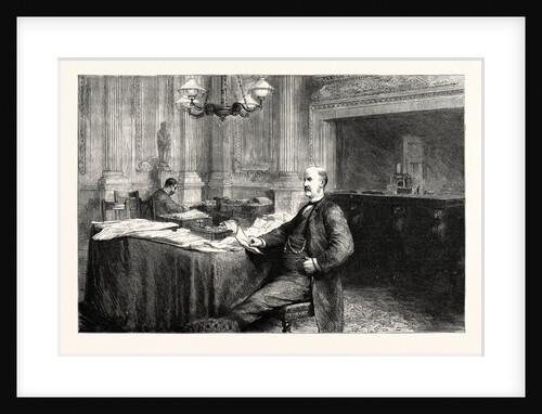 The Lord Mayor at Home the Parlour at the Mansion House London UK by Anonymous