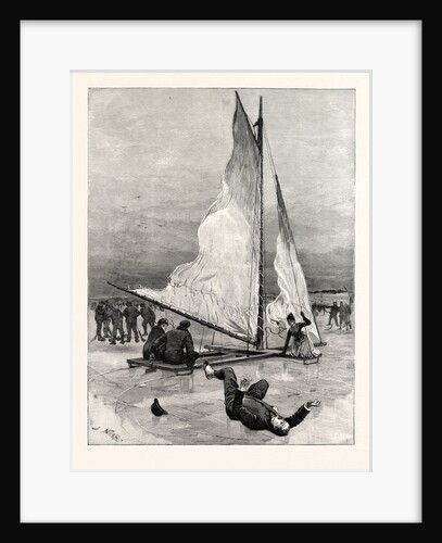 Ice Yachting on Loch Cobbinshaw Ready About Result Man Over Board by Anonymous