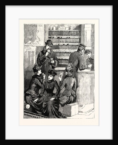 The Railway Strikes in Scotland: Lunch in a Booking Office Whilst Waiting for the Train by Anonymous