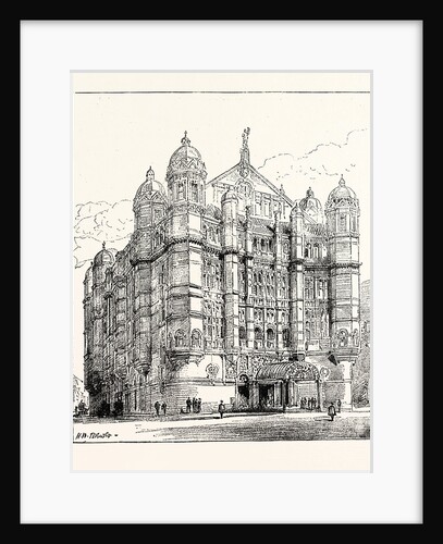 The Royal English Opera House in Cambridge Circus: Exterior View 1891 by Anonymous