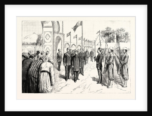 The Khédive's Journey Up the Nile the Reception on His Arrival at Assouan by Anonymous
