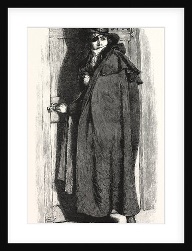 At the Door Stood a Man Wrapped in a Cloak by Anonymous