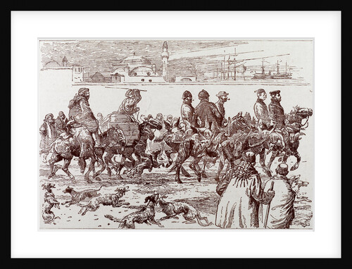 A Shooting Excursion in Turkey: The Return: We Thought We Presented an Imposing Spectacle Our Horses Being Hung Round with Festoons of Ducks by Anonymous