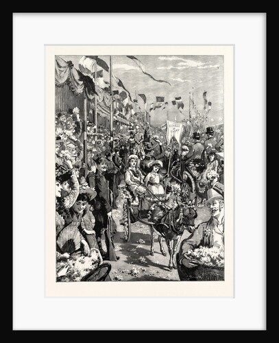 The Carnival at Nice the Battle of Flowers France by Anonymous