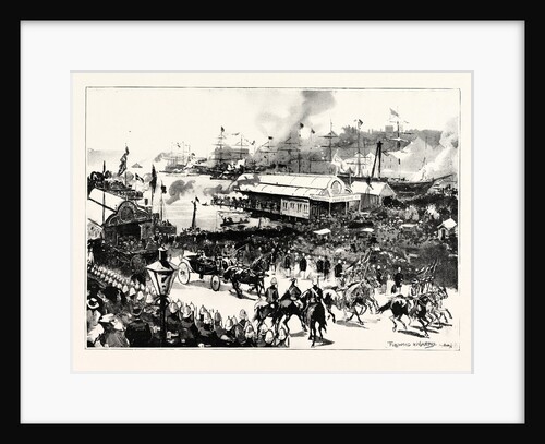 Arrival of the Earl of Jersey the New Governor of New South Wales at Sydney Australia by Anonymous