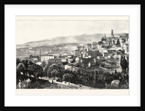 The Queen's Visit to the South of France: General View of Grasse by Anonymous