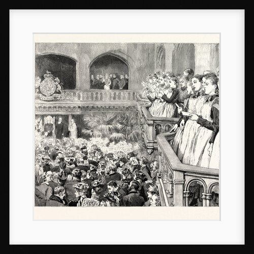 The Prince and Princess of Wales at the Opening of the Centenary Hall of the Royal Masonic Institution for Girls Battersea by Anonymous