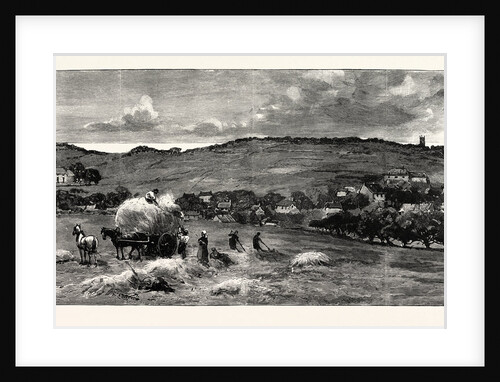 General View of Burnham Thorpe As Seen from the Rectory Garden by Anonymous