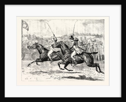 The House of Commons Steeplechase a Close Finish in the Heavy Weight Division by Anonymous