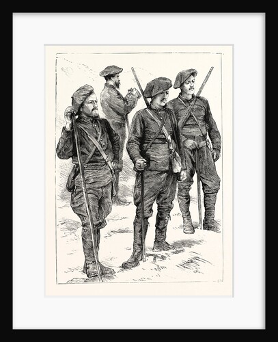 Chasseurs Making a Reconnaissance Among the Mountains France by Anonymous