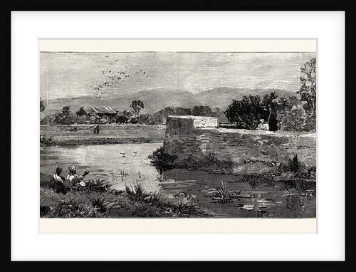 View of the British Residency Manipur Where Mr. Quinton and Col. Skene Were Captured Showing the Moat by Anonymous
