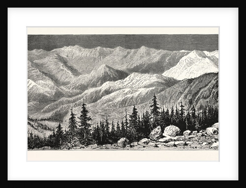 England's Little Wars: View of the Principal Peaks of the Black Mountain Northern India Where a Punitive Expedition is Now Engaged by Anonymous