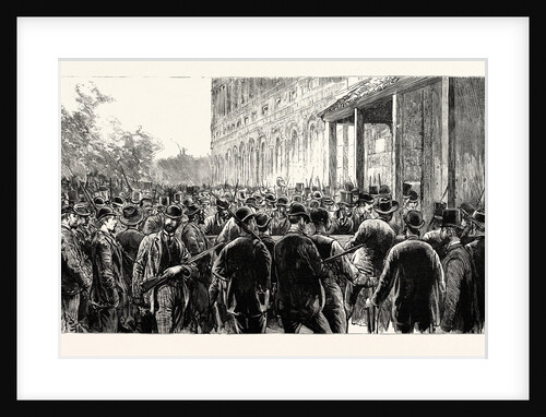 The Lynching of Italians at New Orleans: The Lynchers Breaking Into the Prison by Anonymous