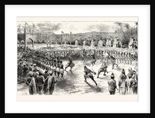 Village Dance of the Koles and War Dance Performed Simultaneously in the Evening by the Retainers of One of the Native Chieftains by Anonymous