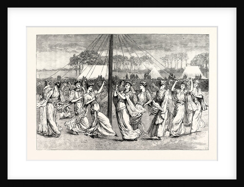 May-Day Festivities: Plaiting the May-Pole at St. Mary Cray UK by Anonymous