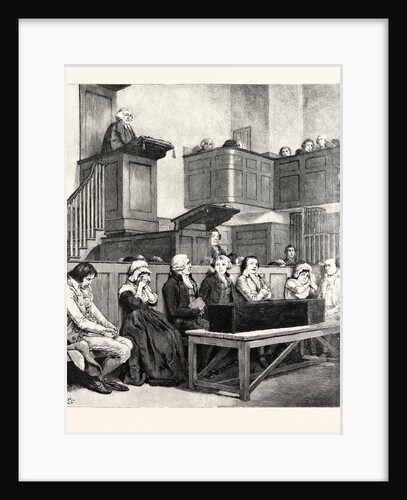 The Middle of the Pew is Taken Up by a Black Coffin by Anonymous