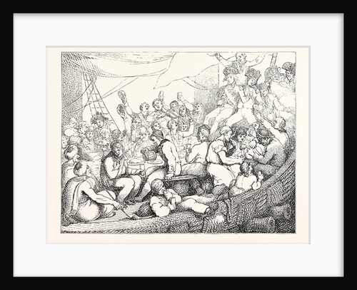 Admiral Nelson Recreating with His Brave Tars after the Glorious Battle of the Nile by Anonymous