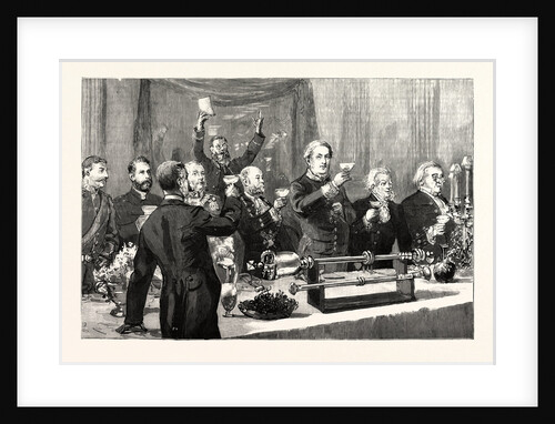 The Queen's Visit to Derby: Drinking Her Majesty's Health at the Banquet Given by the Mayor (Sir Alfred Haslam) at the Midland Hotel by Anonymous