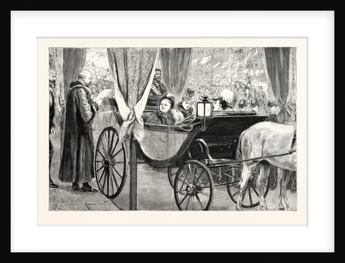 The Queen's Visit to Derby: Her Majesty Receiving an Address in the Marketplace UK by Anonymous
