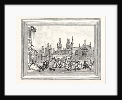 Western View of All Souls' College Oxford Oxford University UK by Anonymous