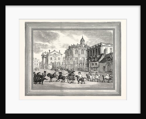 View of the Sheldonian Theatre Printing House Etc. At Oxford Broad Street UK by Anonymous