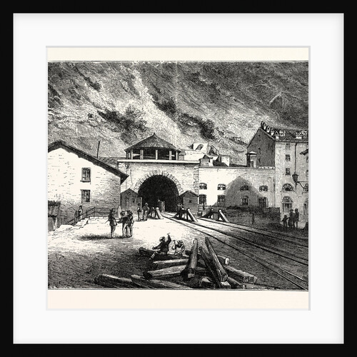 The Mont Cenis Tunnel from the Italian Side by Anonymous