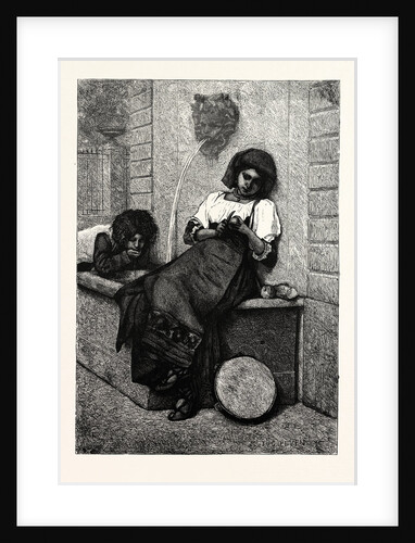 The Noon-Day Repast Italy by Anonymous