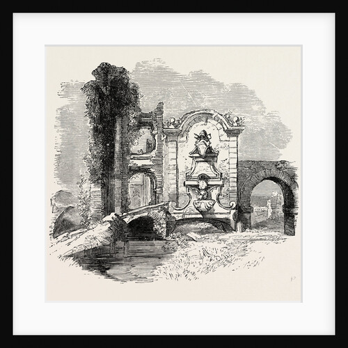 Ruined Fountain on the Campagna by Anonymous