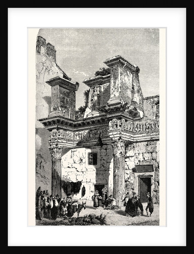 The Temple of Minerva. Rome Italy by Anonymous